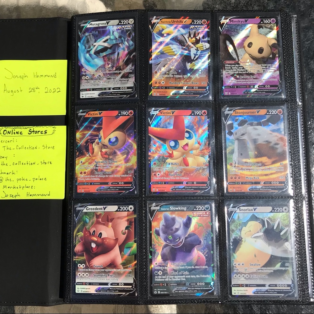Pokemon V TCG Card Bundle Lot! MINT Condition. Accepting Reasonable Offers!